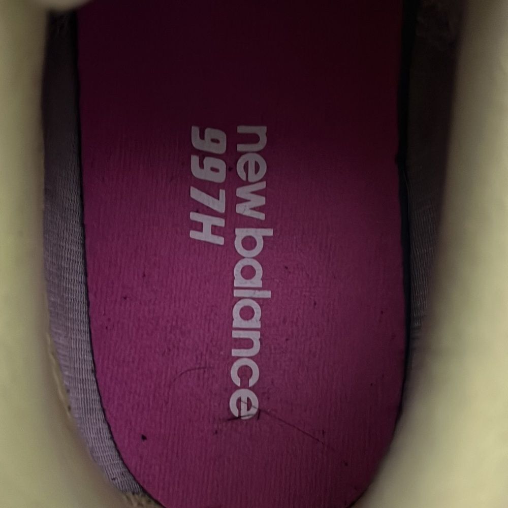 NEW BALANCE  997H‎ Sneakers WHITE PASTEL MULTI Women 11 - EXCELLENT - Rare! - Picture 7 of 14